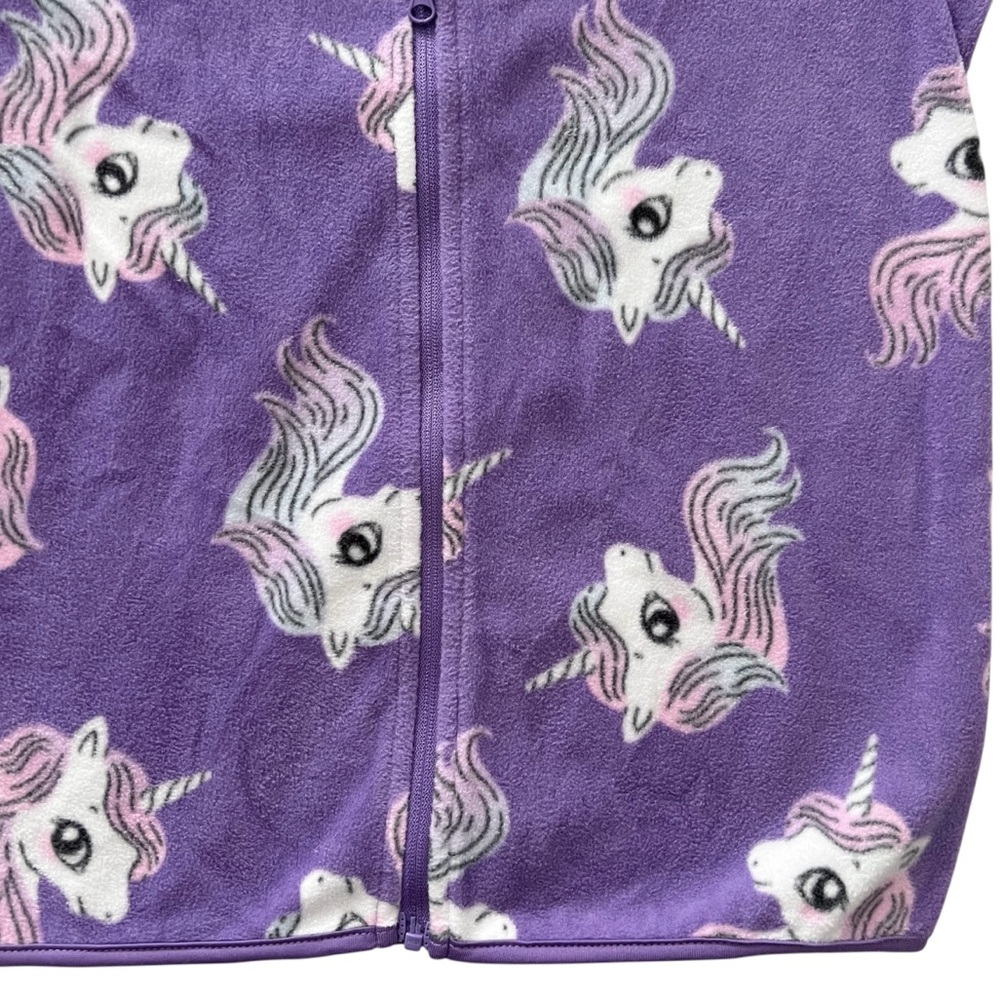 H&M girls unicorn fleece jacket - Picture 5 of 5
